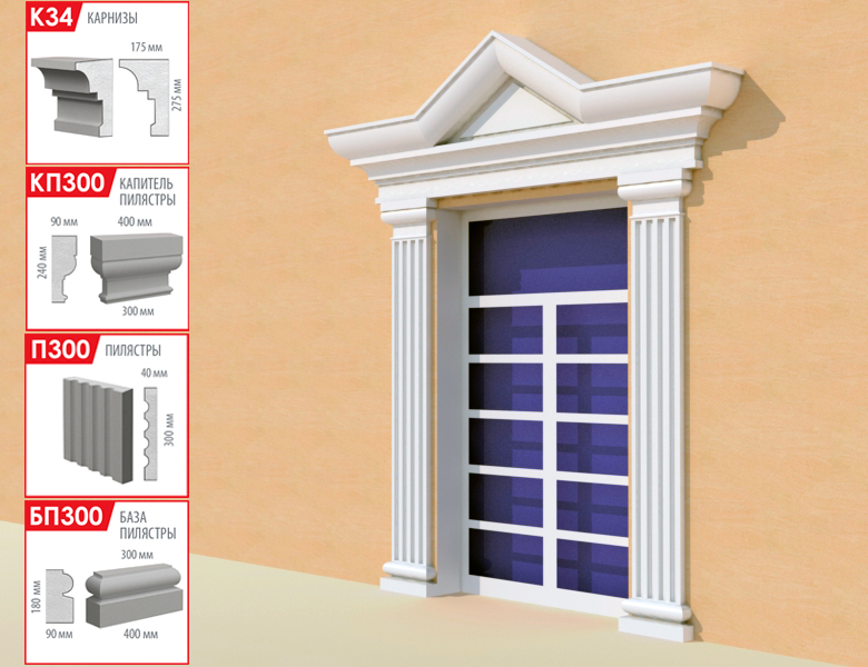 Декоративные карнизы для дверей